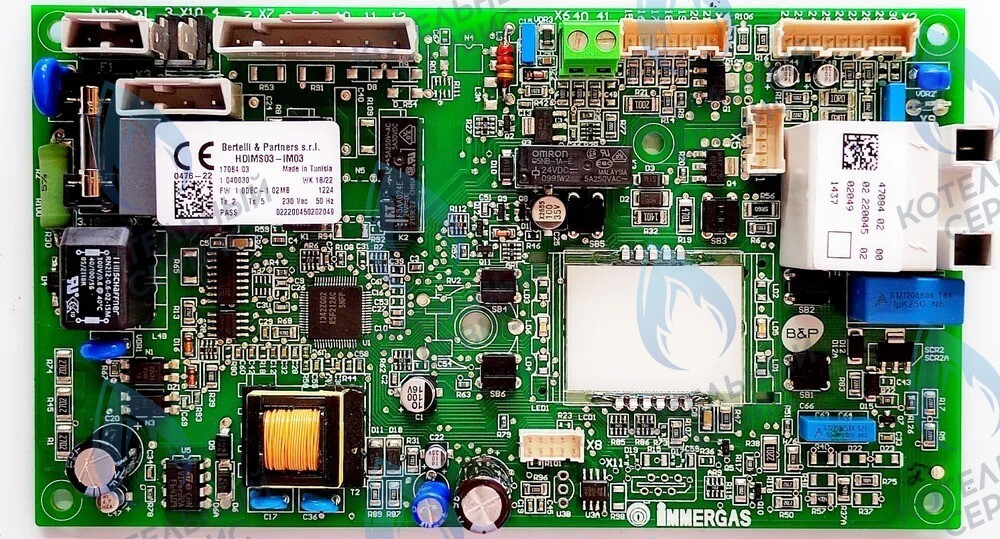 Электронная плата управления (основная)  IMMERGAS MYTHOS 4R (аналог 1.037705, 1.037173)