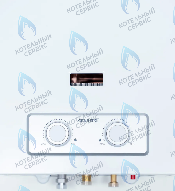 Газовый водонагреватель проточный GENBERG PIEZO 10л, (белый)