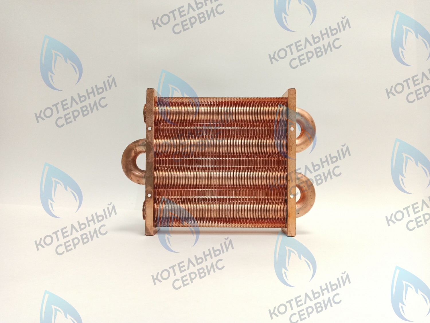 Теплообменник первичный основной (без фитингов) 180мм 85 FIN (130-200 HSG/ICH/MSC) (3318108610, 3318108640) DAEWOO