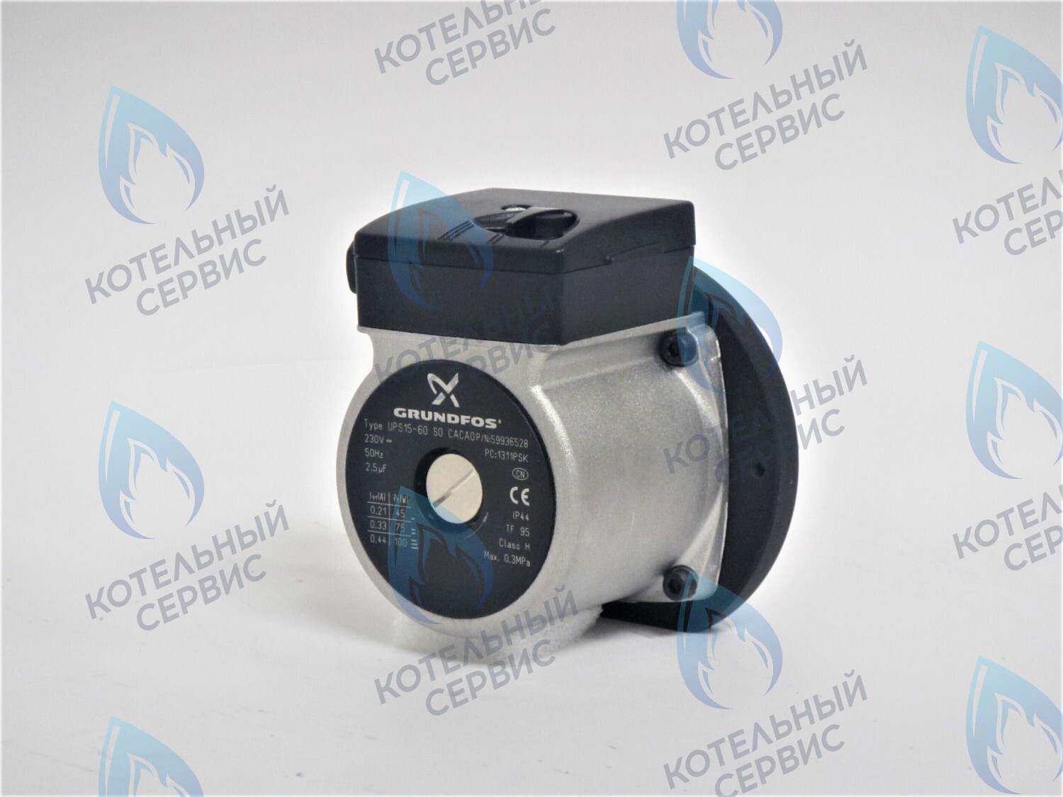 Двигатель насоса (без улитки, без фишки коннектора) GRUNDFOS 15/6 100w (для замены вместо KPM-100 S132100041, S132100050)