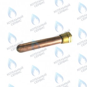 Стакан-гильза медный котловой малый, наружная резьба 1/2&quot;G