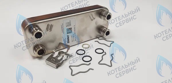 Теплообменник ГВС вторичный 16 пластин VAILLANT TURBO MAX VUW