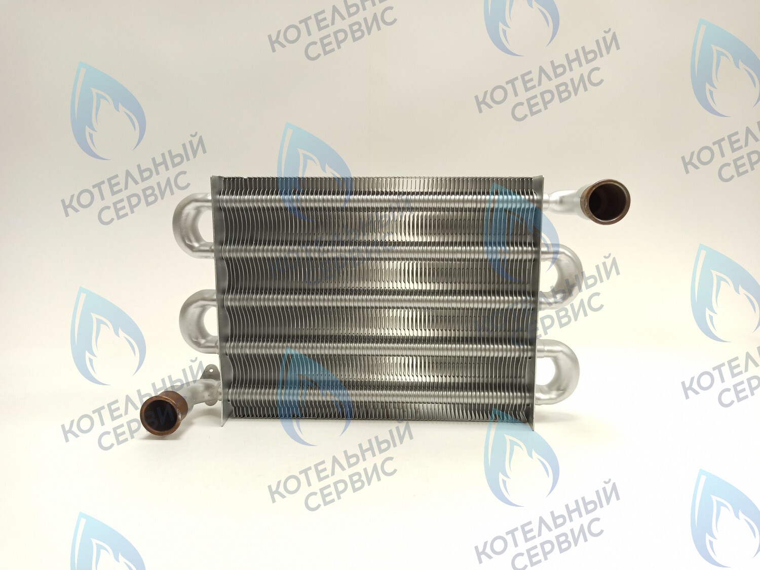 Теплообменник первичный 225мм 72 FIN (10кВт/13кВт/16кВт) KoreaStar Bravo K (KS90299039), Alpenhoff Baden (15199039), Ferroli Fortuna Special (NG) (39899039), Royal Thermo MC 11кВт-18кВт (AA07000039)