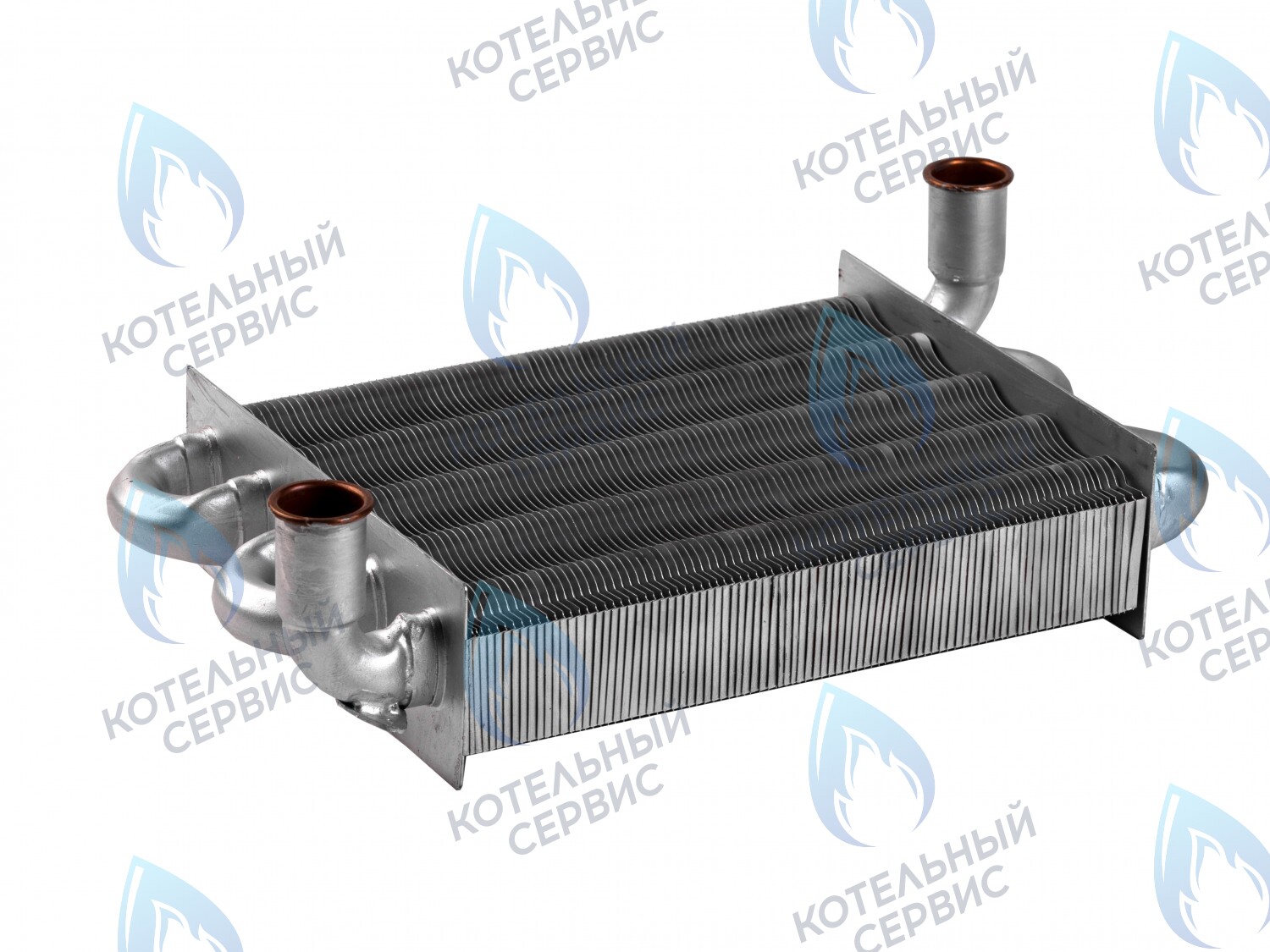 Теплообменник первичный (основной) (225 мм) 88 FIN (20/24 кВт) KoreaStar Bravo K (KS90299222), Alpenhoff Baden (15199222), Ferroli Fortuna Special (NG)