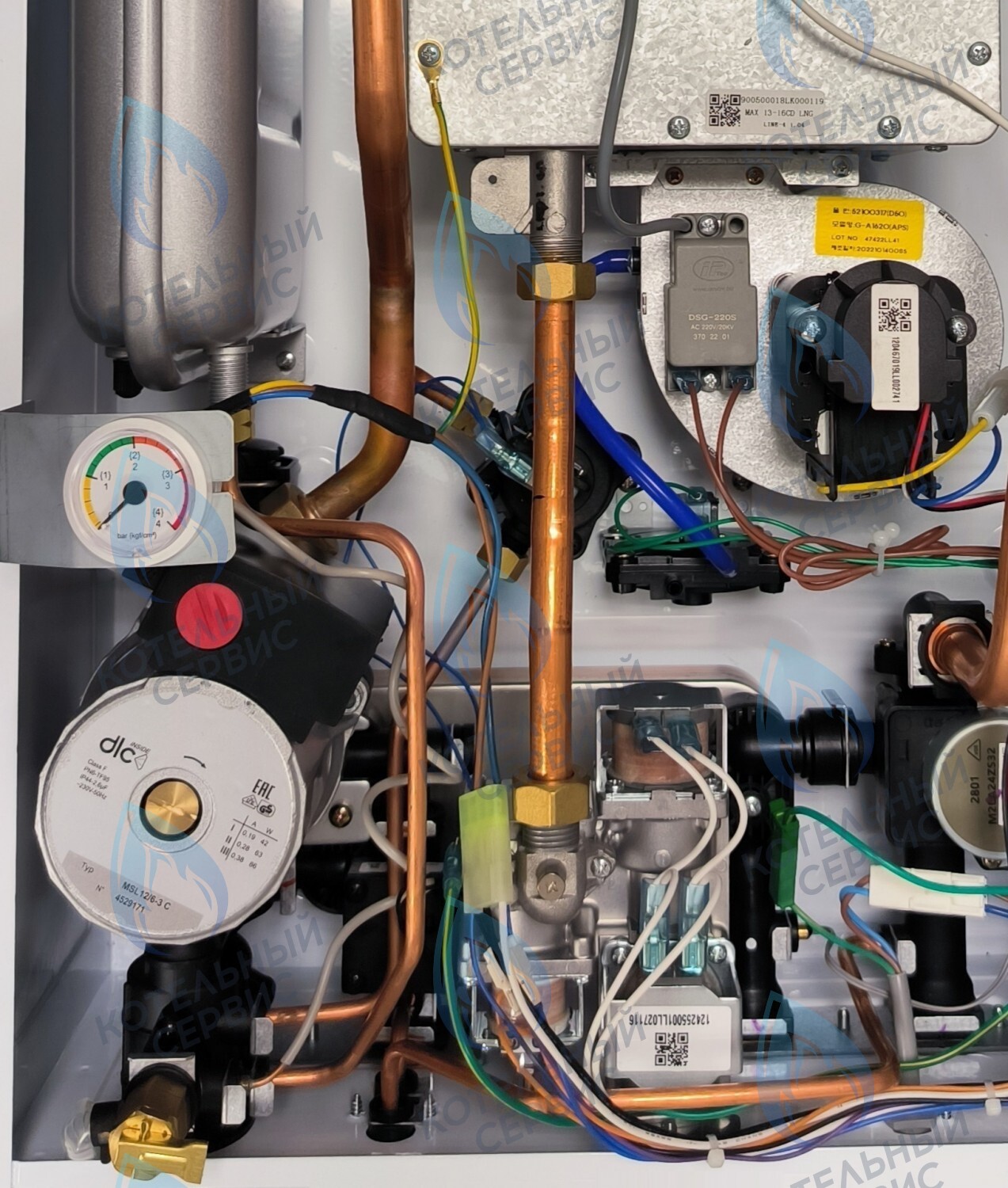 Насос циркуляционный 6м для DAESUNG A16-24 MAX (52050118, 52050130), ARDERIA 2.13-20, CELTIC-DS 3.13-3.20 (2050118, 2050130) (не подходит для MASTER GAS SEOUL и DAESUNG A 2019, где насос посередине)