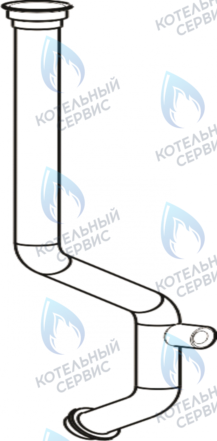 Обратный трубопровод (29,1-40,7 кВт) CELTIC-DS PLATINUM 3.25, 3.30, 3.35 (2090945)