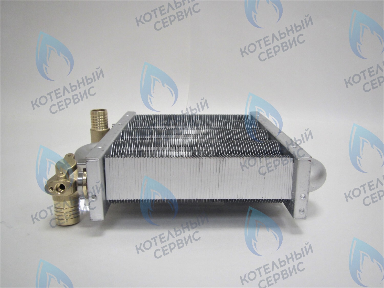 Теплообменник первичный основной (с фитингами) 142мм 67 FIN (100 HSG/ICH/MSC) DAEWOO