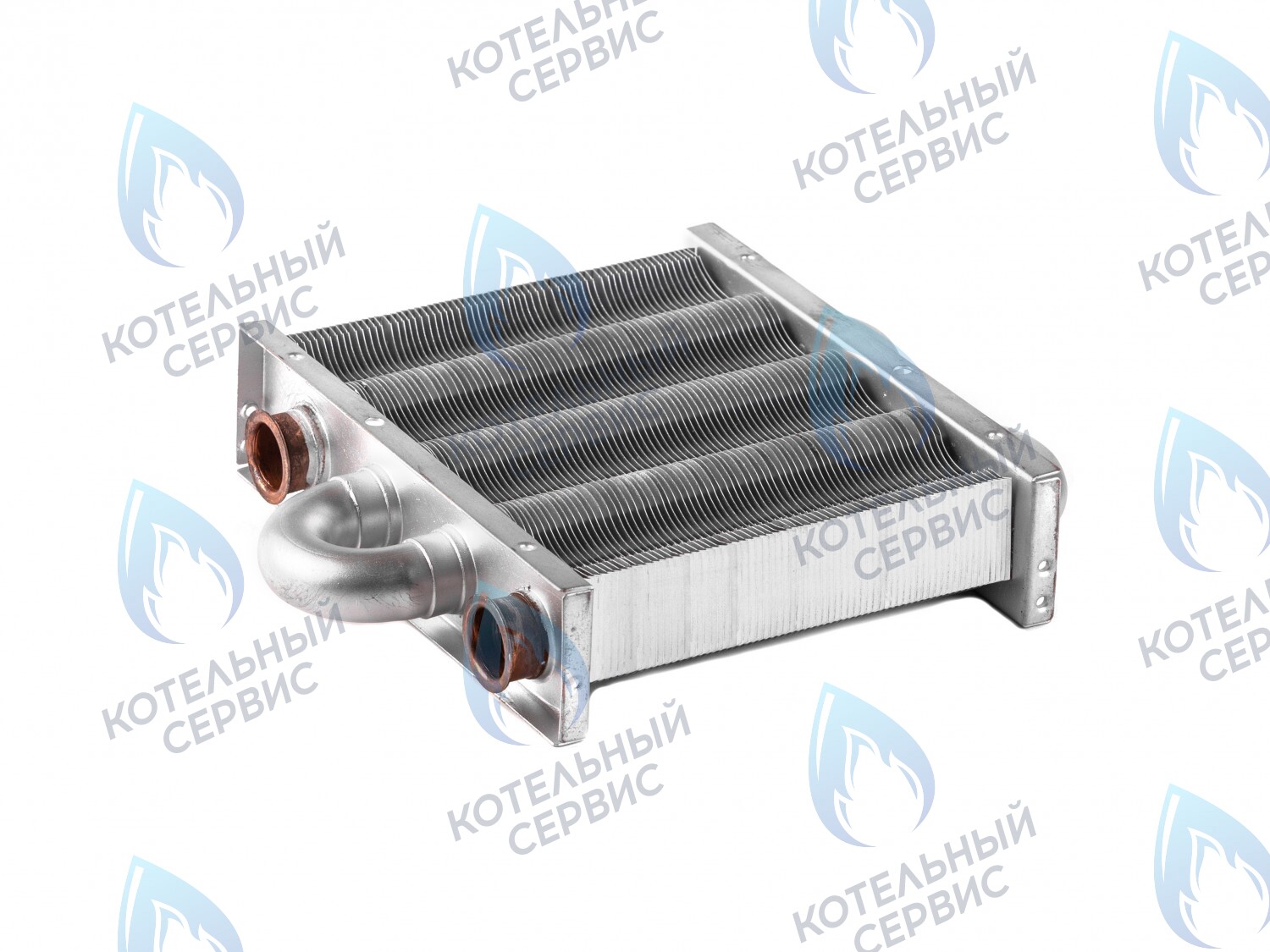 Теплообменник отопления без фитингов (142 мм) 67 FIN (100 HSG/ICH/MSC) DAEWOO (3318111100, 3318111120)