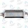 Теплообменник отопления без фитингов (142 мм) 67 FIN (100 HSG/ICH/MSC) DAEWOO (3318111100, 3318111120)