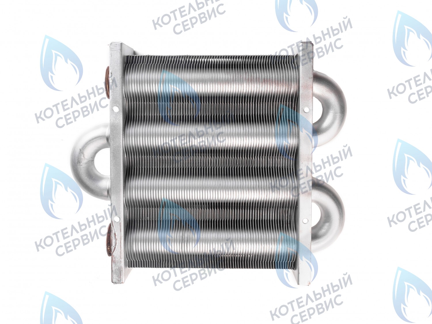 Теплообменник первичный основной (без фитингов) 142мм 67 FIN (100 HSG/ICH/MSC) DAEWOO (3318111100, 3318111120)