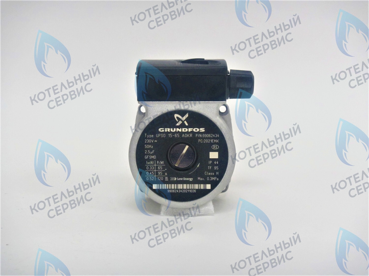 Двигатель насоса Grundfos (без улитки) 15-65 120W (коннектор справа)