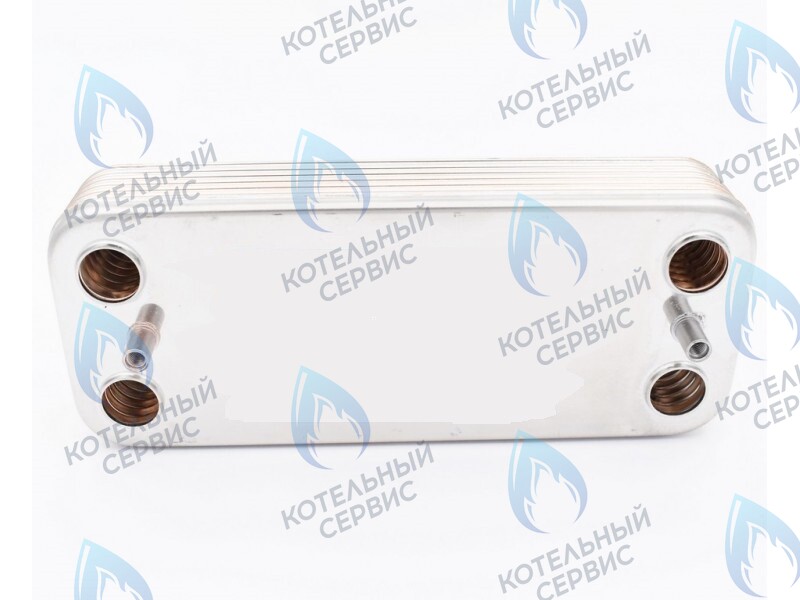 Теплообменник вторичный 12 пластин для котлов Beretta