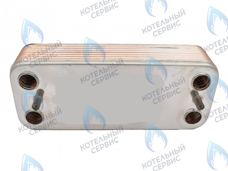 Теплообменник вторичный 14 пластин для котлов Beretta