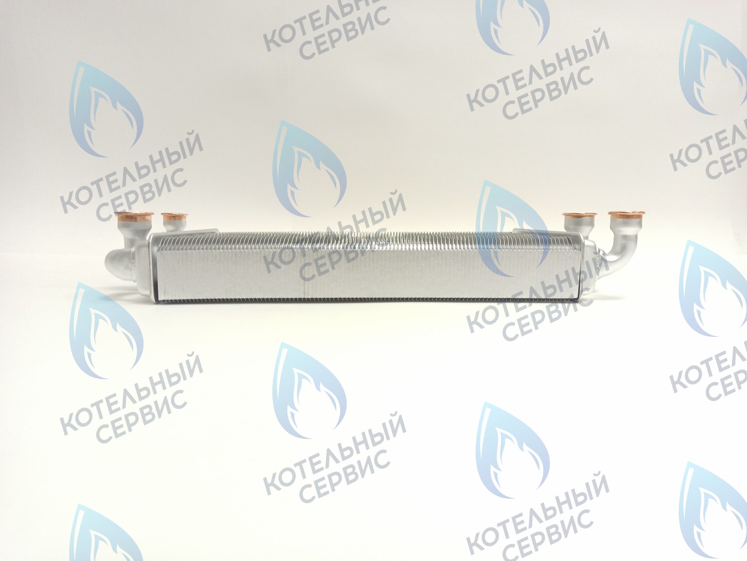 Теплообменник битермический 300мм 295мм (наружный-внутренний) подходит для Ferroli Domiproject C/F32D, Domina F28/32N (39842570, 37405890, 39842540, 37405900)