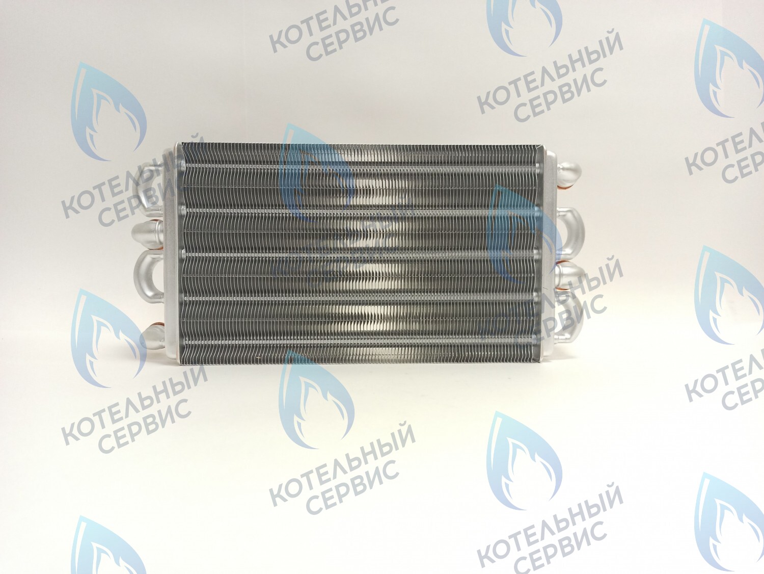 Теплообменник битермический 300мм 295мм (наружный-внутренний) подходит для Ferroli Domiproject C/F32D, Domina F28/32N (39842570, 37405890, 39842540, 37405900)