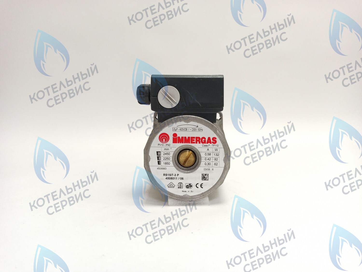 Двигатель насоса (без улитки) WILO RS 15/7 132w (30мм по часовой) FERROLI, FONDITAL, BAXI и др