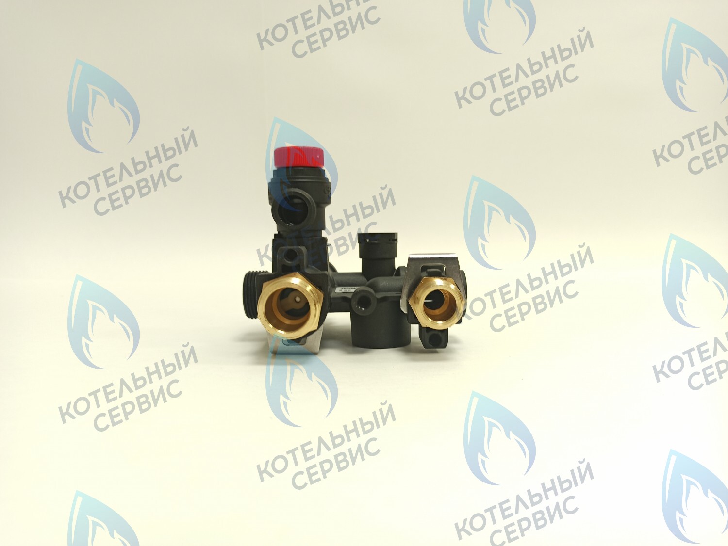 Гидроблок (левый) с картриджем трехходового крана (пластиковый) LIGHT 12кВт-24кВт, VARME 12кВт-18кВт (HH005B) FEDERICA BUGATTI