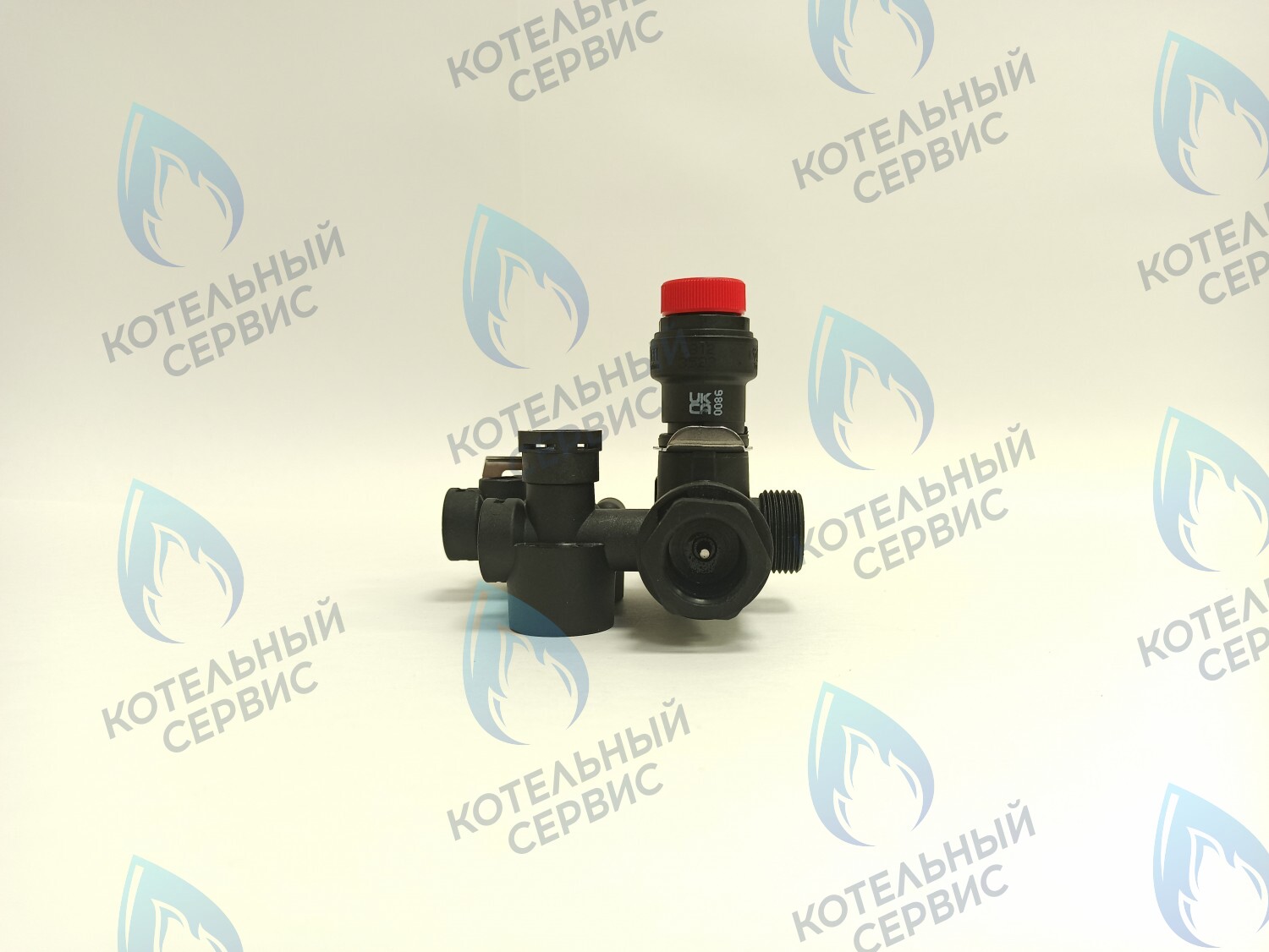 Гидроблок (левый) с картриджем трехходового крана (пластиковый) LIGHT 12кВт-24кВт, VARME 12кВт-18кВт (HH005B) FEDERICA BUGATTI