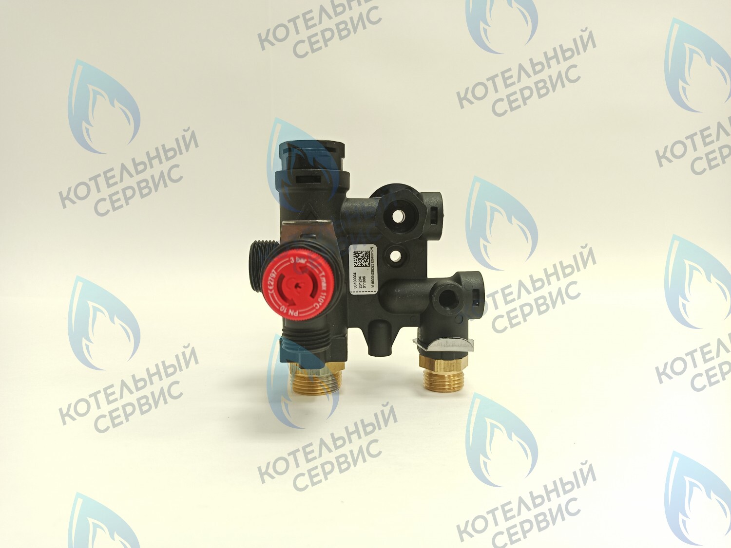 Гидроблок (левый) с картриджем трехходового крана (пластиковый) LIGHT 12кВт-24кВт, VARME 12кВт-18кВт (HH005B) FEDERICA BUGATTI