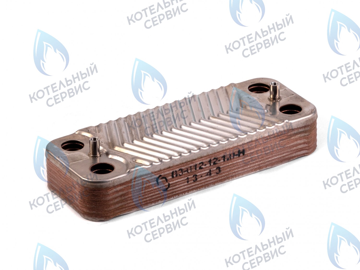 Теплообменник ГВС вторичный 12 пластин ALPHATHERM SIGMA ECO PTD 14 / 18 / 24 (EC-044)