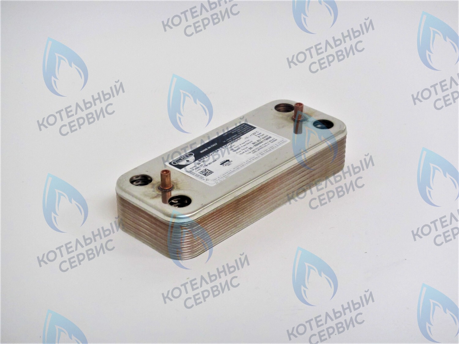 Теплообменник ГВС вторичный 14 пластин Ariston  (65104333)