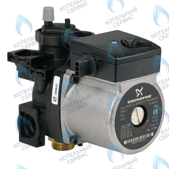 Насос циркуляционный GRUNDFOS 15-50  (39404220) FERROLI (может стоять насос WILO!)