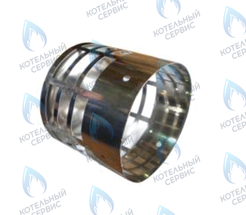 Элемент конечный трубы дымоудаления (искрогаситель) D80 нержавеющая сталь KIT TERMIN.FUMI INOX FERROLI