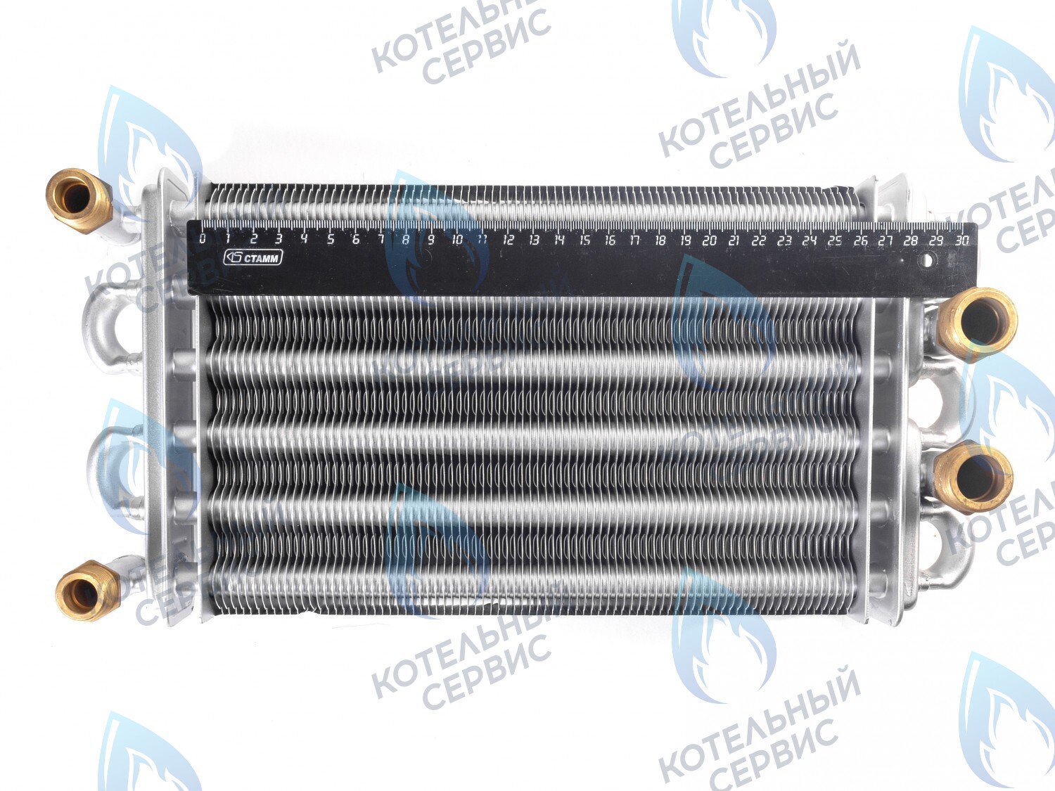 Теплообменник битермический NEVALUX 7023/7211/7218/7224 (вариант 2, в комплекте с накладными датчиками температуры)