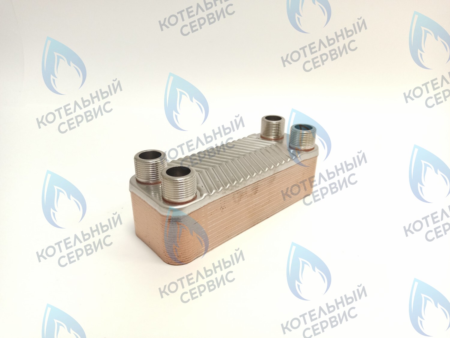 Теплообменник ГВС вторичный 22 пластины подключение 4х3/4" 45 кВт
