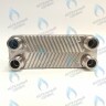 Теплообменник ГВС вторичный 22 пластины подключение 4х3/4" 45 кВт