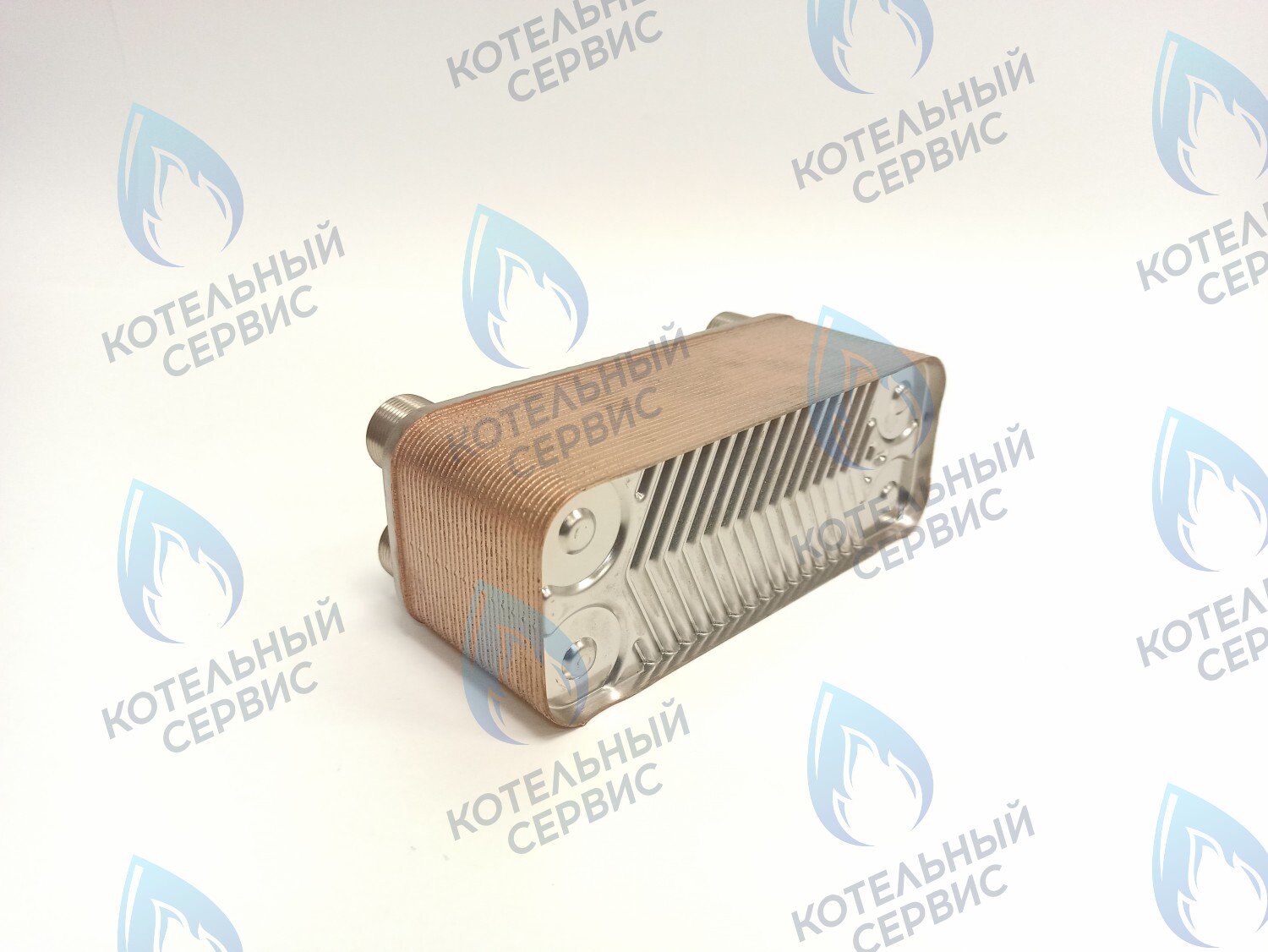Теплообменник вторичный (ГВС) подключение 4x3/4" 60кВт (32 пластины)