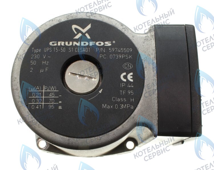 Насос циркуляционный GRUNDFOS UPS 15-50 S1 CESAO1 CESA01 GAZLUX Economy Standart 18-24кВт