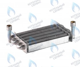 Первичный теплообменник 24кВт (260мм трубки 19мм для котлов до 07/2013) ROC