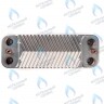 Теплообменник ГВС вторичный 12 пластин Baxi LUNA, BUDERUS GB22 (7101628), Saunier Duval (05733000)