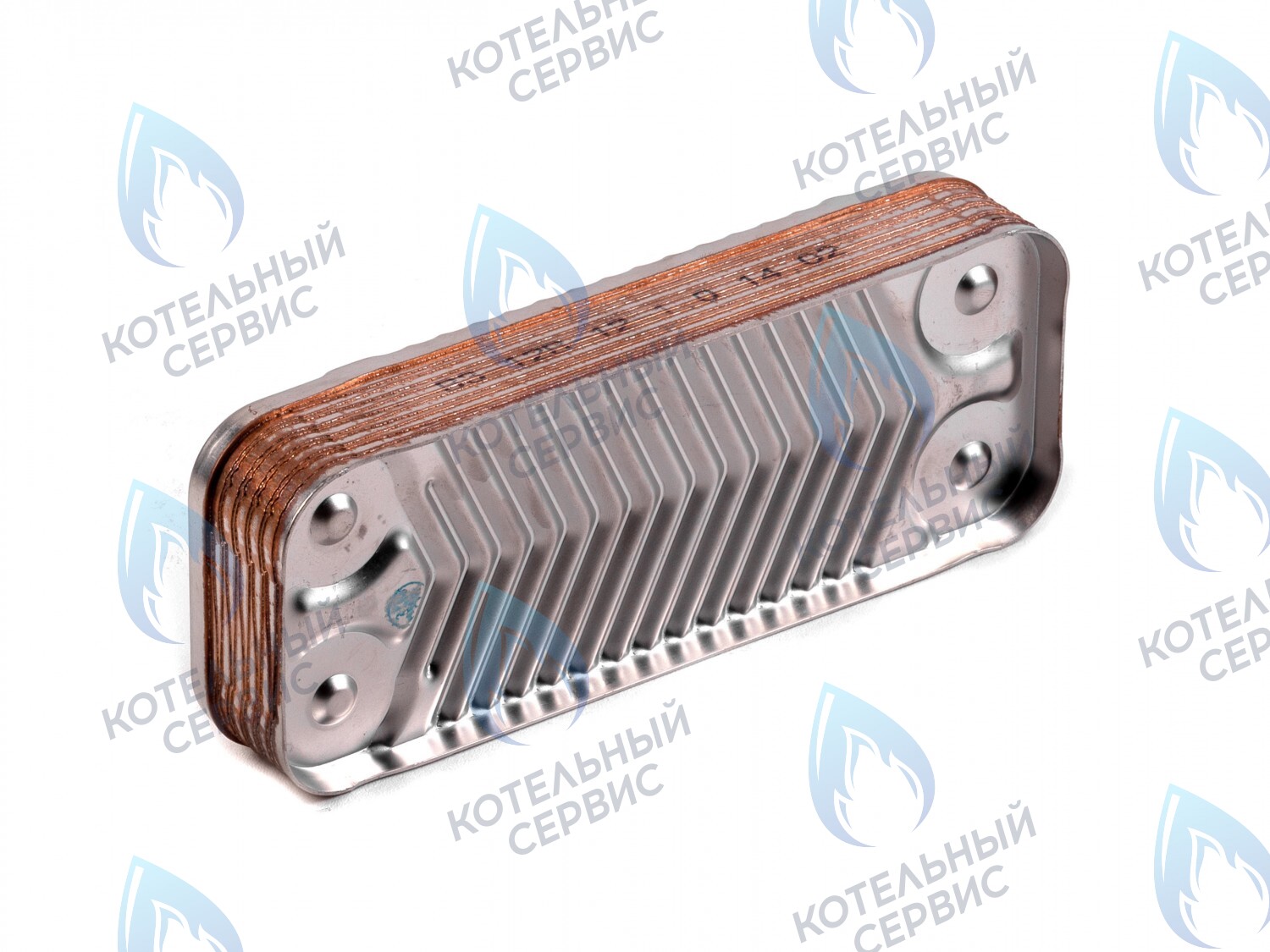 Теплообменник вторичный (ГВС) GAZECO 24 C2/T2 (с 05.2016 г.)