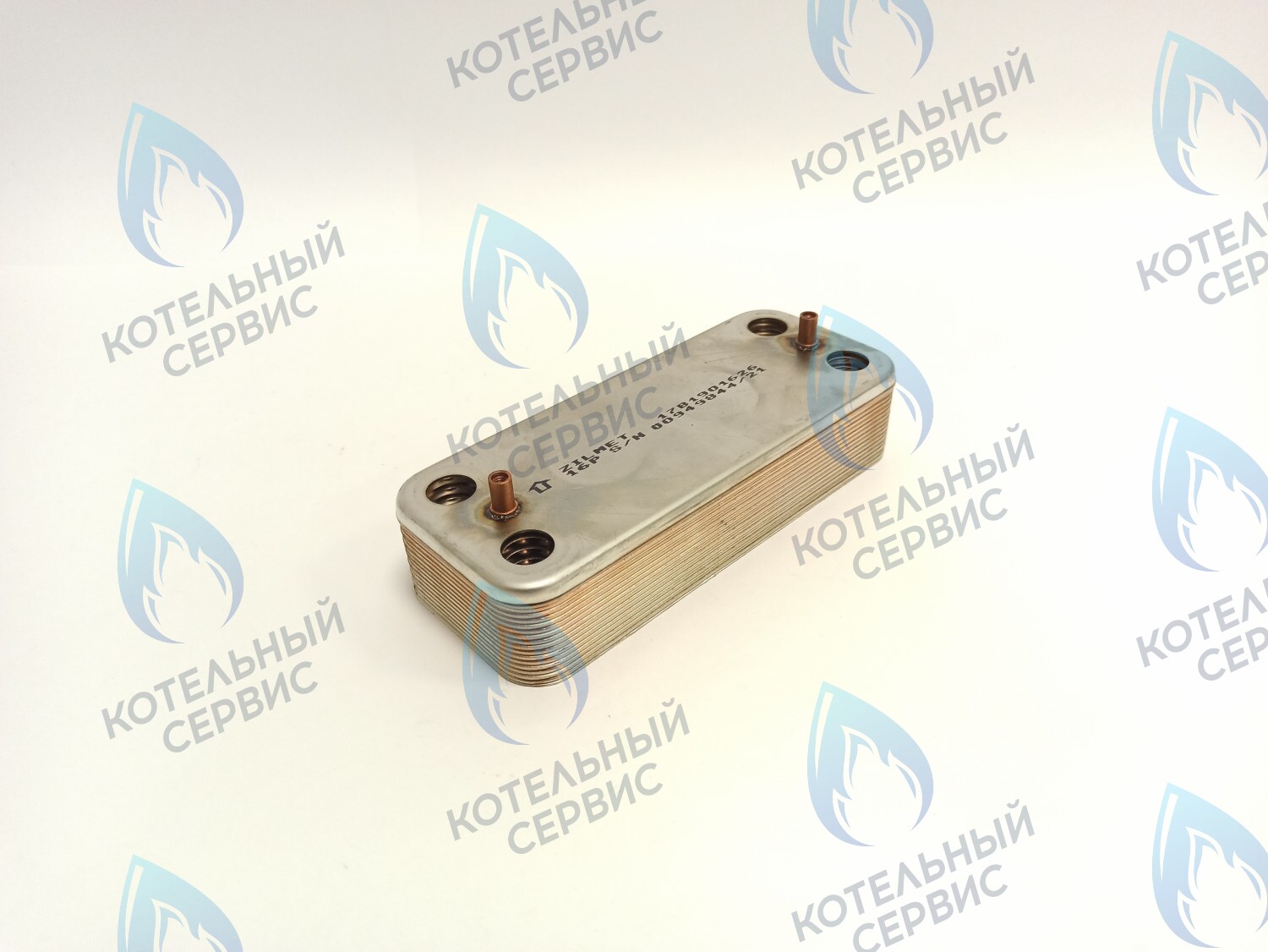 Теплообменник ГВС ZILMET вторичный  16 пластин (17B1901600, 17B1901626)