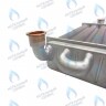 Теплообменник битермический 225mm  BAXI four  18 F