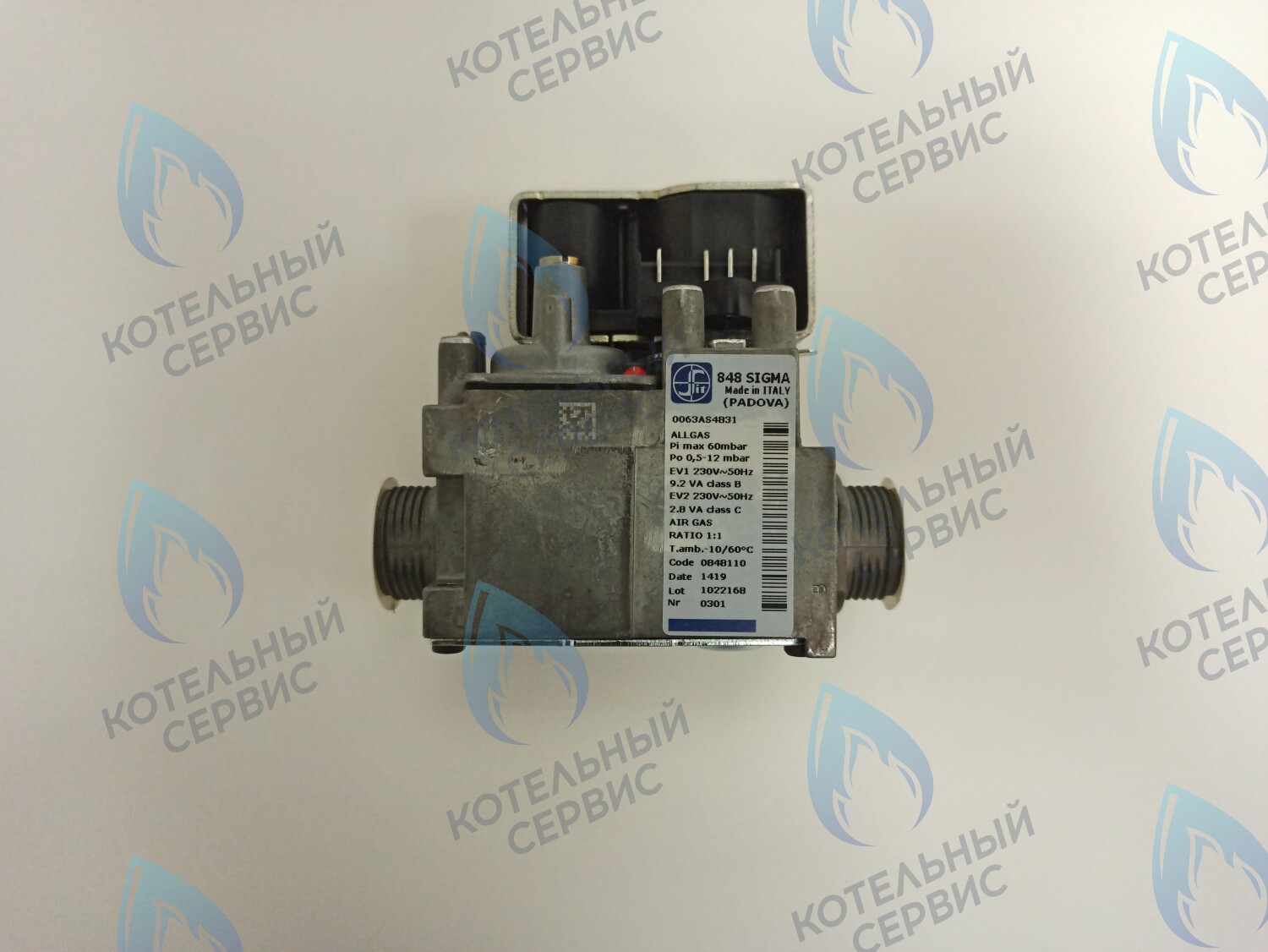 Клапан газовый SIT 848 0848110 (0.848.110) BIASI M110B.24SM/C M110B.32SM/C M110B.24SR/C  (BI1293 104)