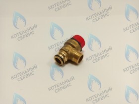 Клапан сбросной предохранительный 300кПа 1/2" (Protherm Пантера Леопард V17 0020035129, BAXI ECO FOUR, GAZLUX, GAZECO, HEC)