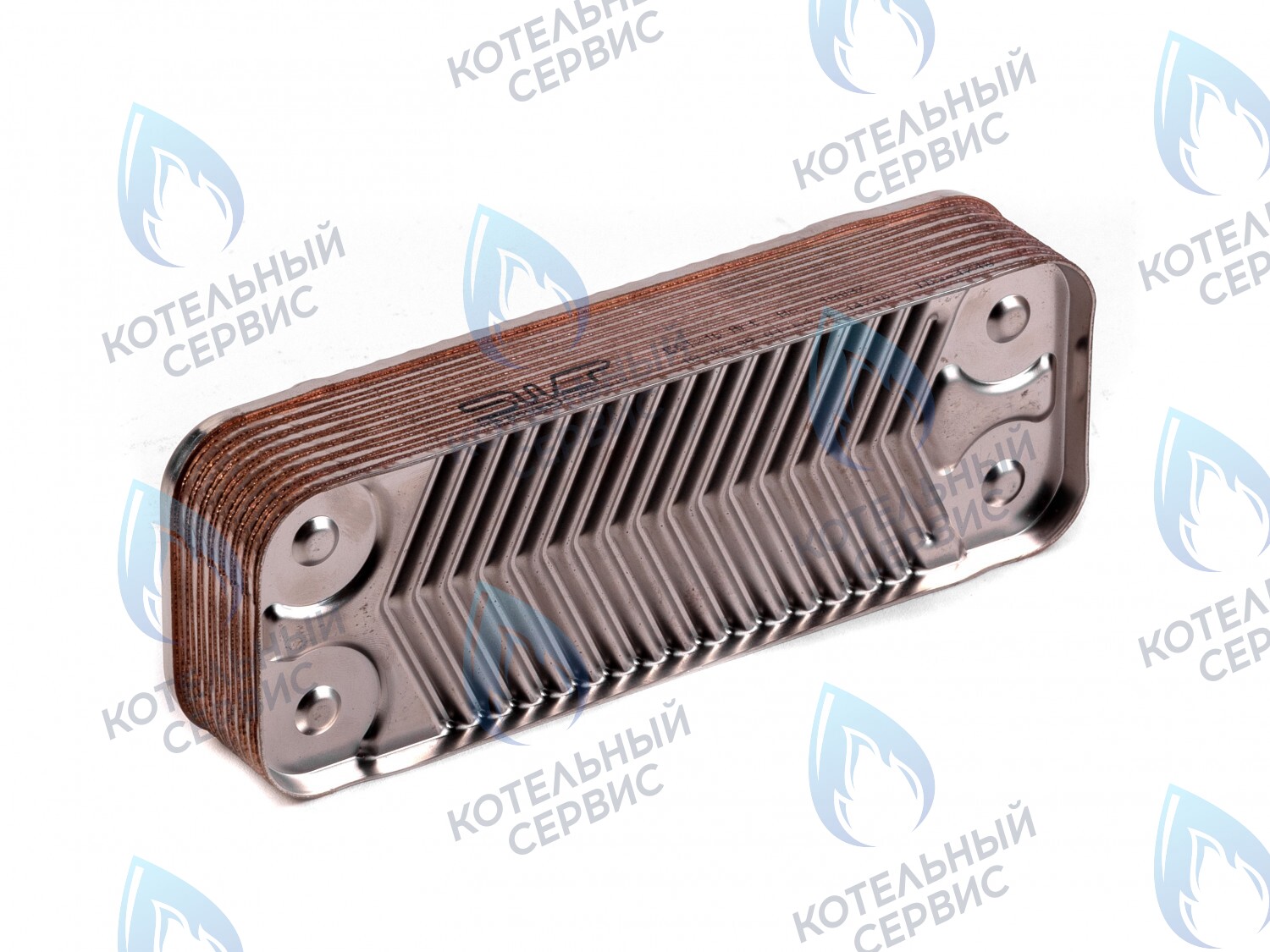 Теплообменник ГВС вторичный 16 пластин BAXI LUNA, BUDERUS GB22 (7101628), Saunier Duval (05733000)