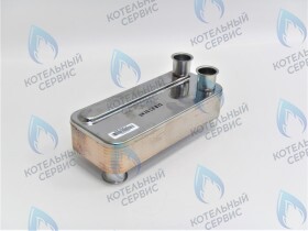 Теплообменник ГВС (вторичный) 16 пластин Navien Deluxe 35K, Ace 35K (подойдёт к 40K) (PAS30KHE_004)
