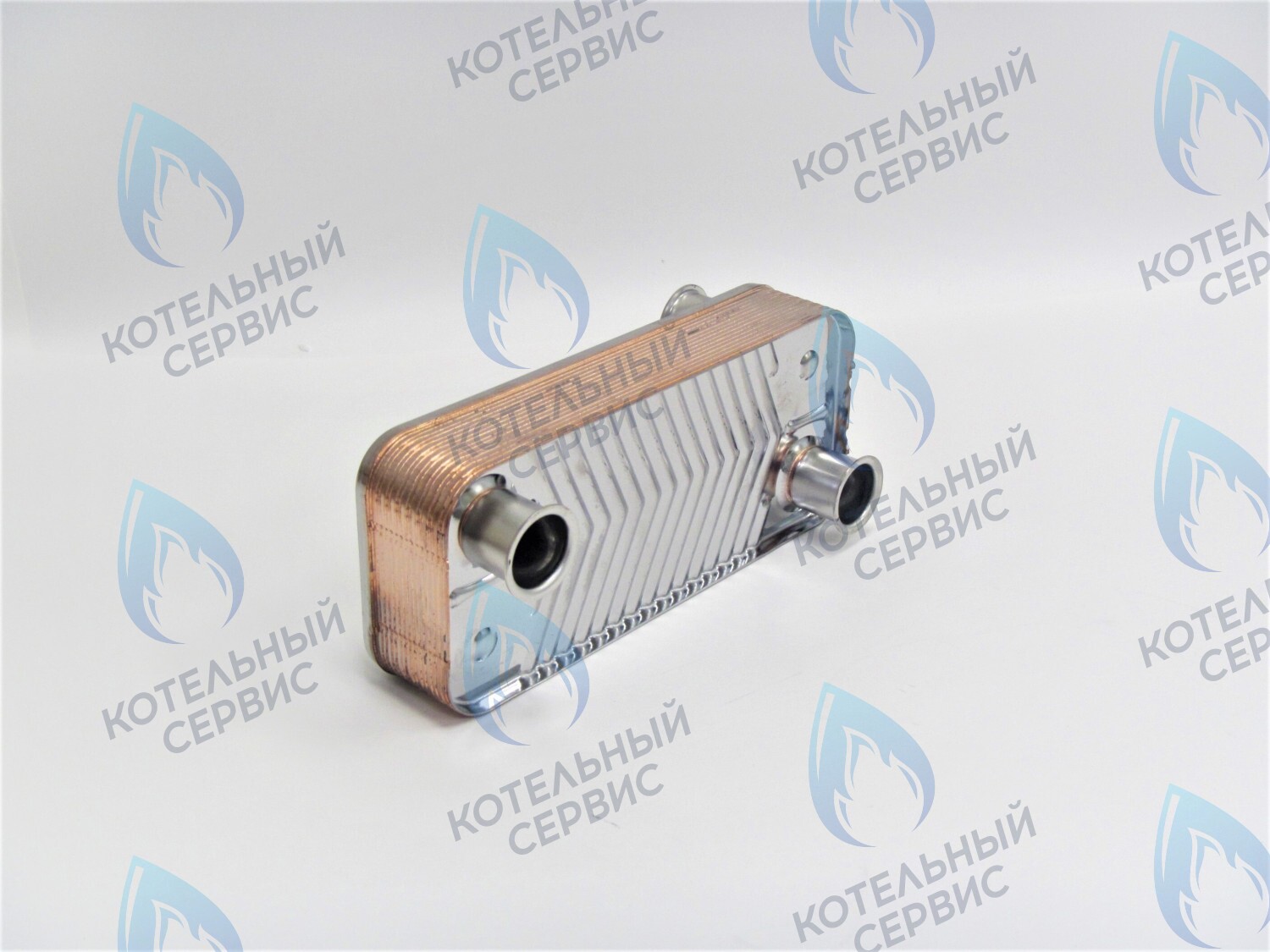 Теплообменник ГВС (вторичный) 16 пластин Navien Deluxe 35K, Ace 35K (подойдёт к 40K) (PAS30KHE_004)