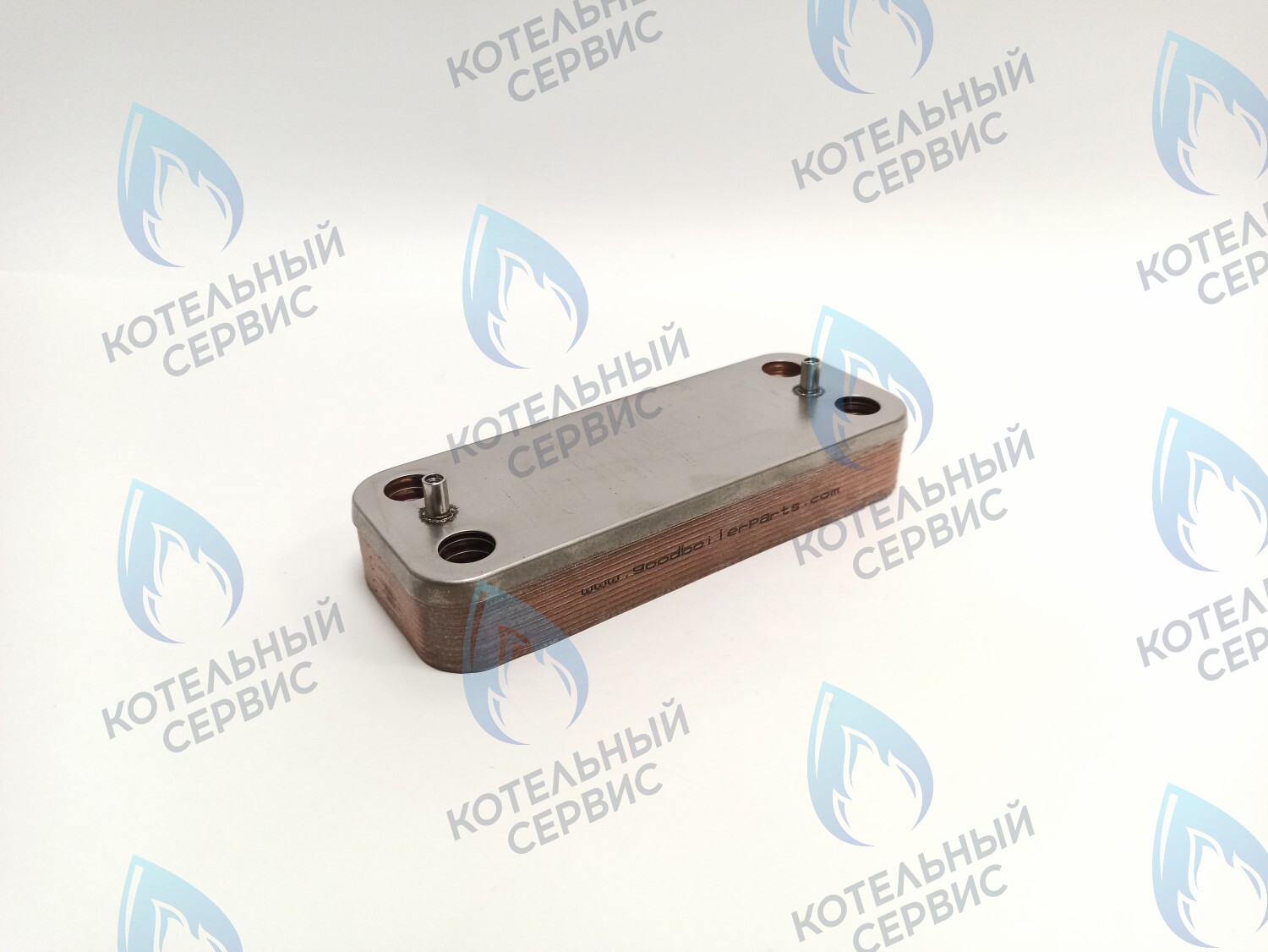 Теплообменник ГВС вторичный 12 пластин FERROLI, GAZECO, ROC, KOREASTAR