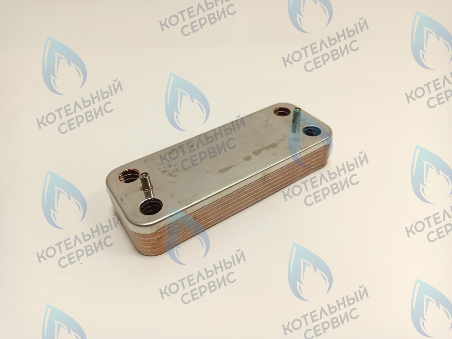 Теплообменник ГВС вторичный 12 пластин FERROLI, GAZECO, ROC, KOREASTAR