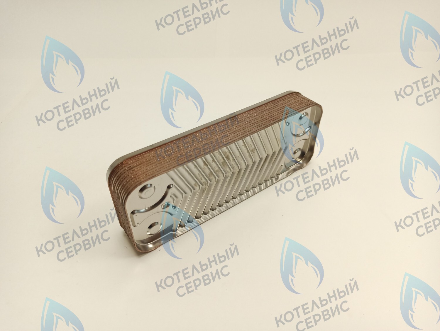 Теплообменник ГВС вторичный 12 пластин FERROLI, GAZECO, ROC, KOREASTAR