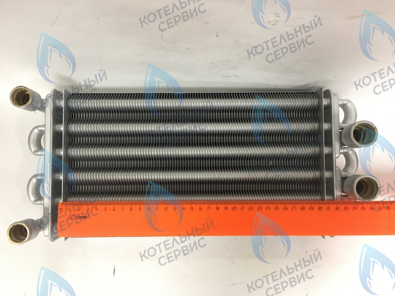 Теплообменник битермический 30кВт 310мм (до 2007 года, компл-ть 05-2029-01 - 2шт.) GAZLUX