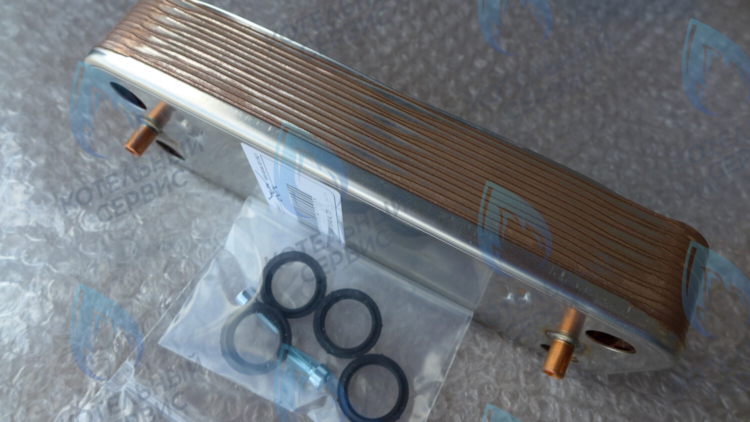 Теплообменник ГВС 14 пластин (комплект с прокладками и винтами) Fondital MINORCA PLUS CTFS-CTN 24 CU