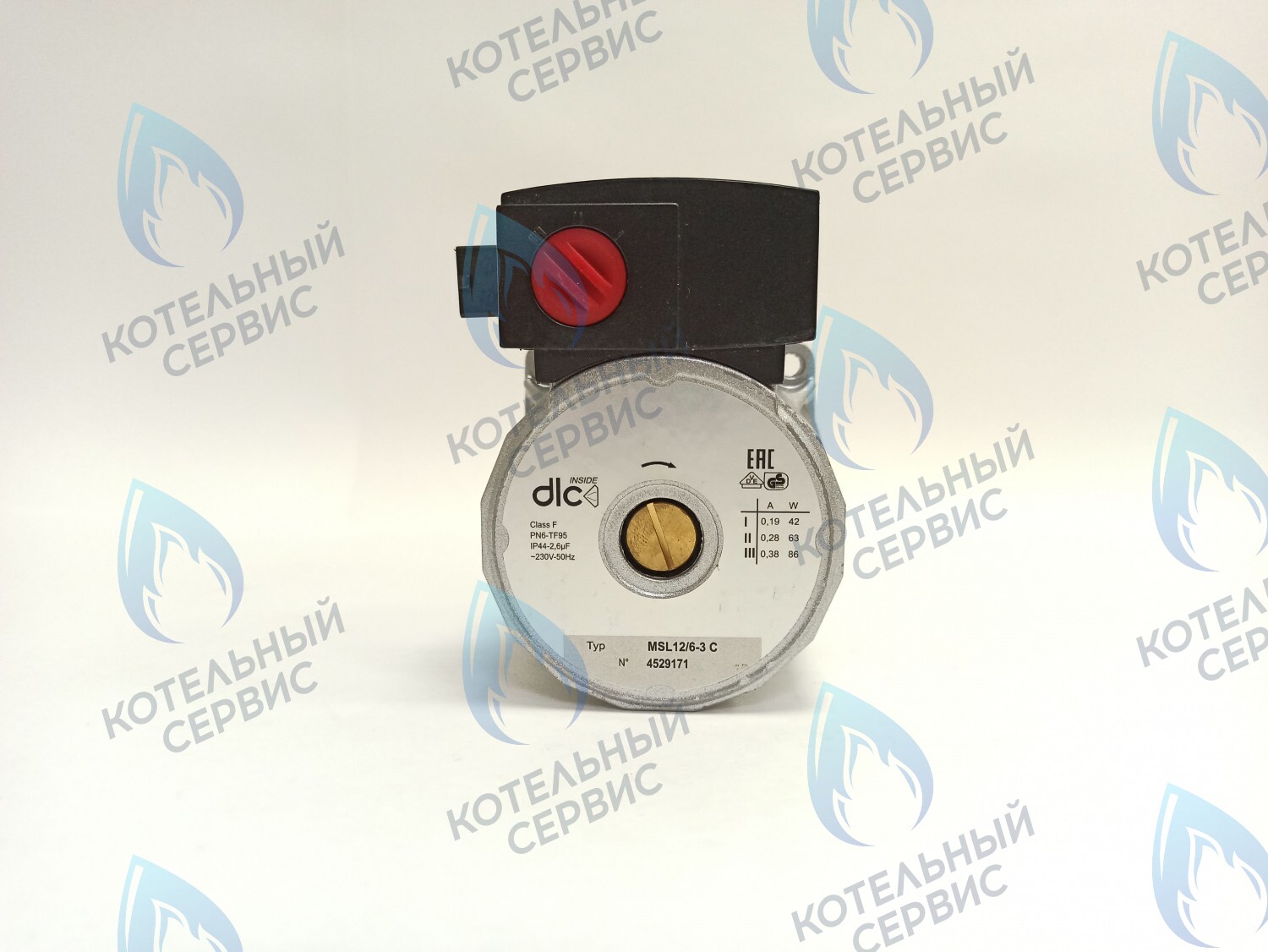 Двигатель насоса 12/6 аналог WILO (без улитки) (12/6, 15/6) WILO 86w MSL 12/6-3 C (30мм по часовой) FERROLI, FONDITAL, BAXI и др