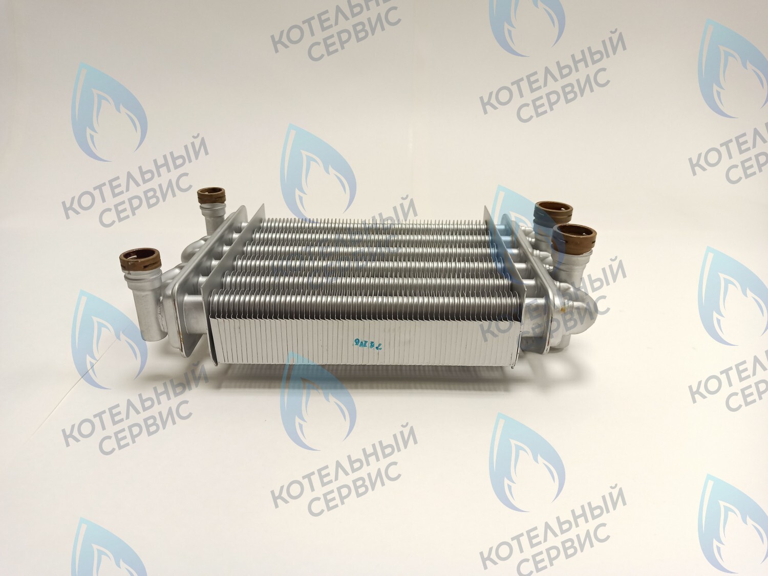 Теплообменник битермический 198мм GAZECO 18-T1/C1 (с 05.2016)