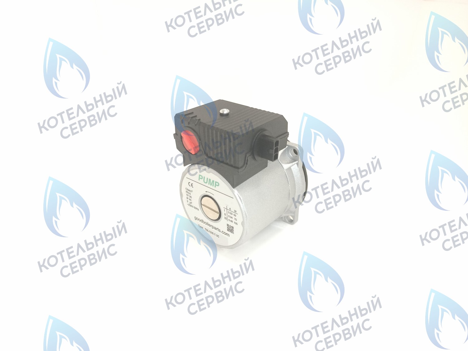 Двигатель насоса PUMP WR 12/6.7 (против часовой стрелки) 12/6.7 BOSCH WBN2000/WBN6000, BUDERUS U072 35 кВт (87186450600) (аналог WILO TSL 12/6.7-3c)